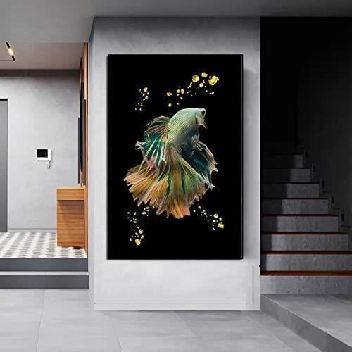Tableau Déco Murale Érable Sur Toile - 40x60 Cm Avec Cadre En Bois - Impression Haute Qualité - Pour Salon, Chambre