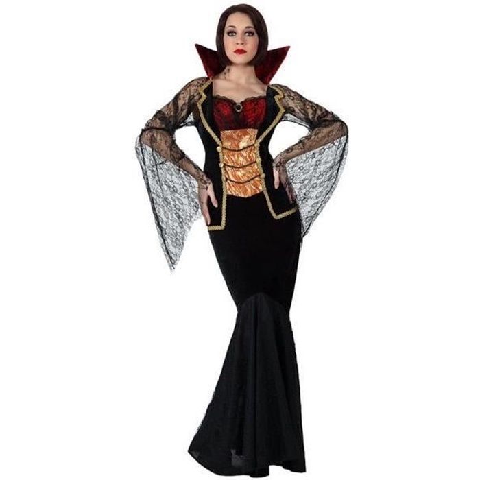 D guisement Vampire femme Halloween Robe longue l gante