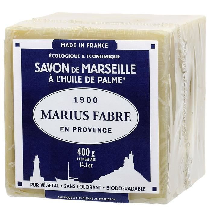 Savon De Marseille Marius Fabre Pour Le Linge - 400g - 100% Naturel - Neuf