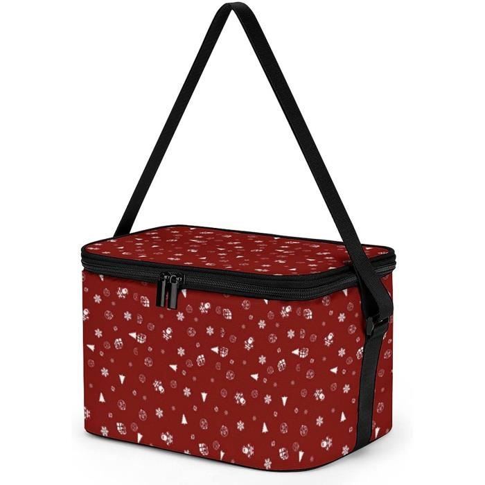 Grand Sac Isotherme, 40 L, Sacs D'épicerie Réutilisables Avec Bonhomme