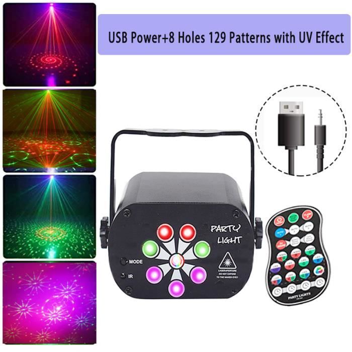 Effets de scène,Lumière Disco Mini USB,stroboscope,effet d'éclairage de