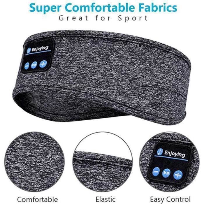 Bandeau Sommeil Anti-bruit Sharplace - Écouteurs Intégrés Pour Dormir Et Sport