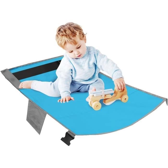 Lit D'avion Nomade Pour Enfants : Couette Ultra-douce Et Rallonge De Siège – Idéal Pour Les Tout-petits En Voyage (Ciel Bleu)