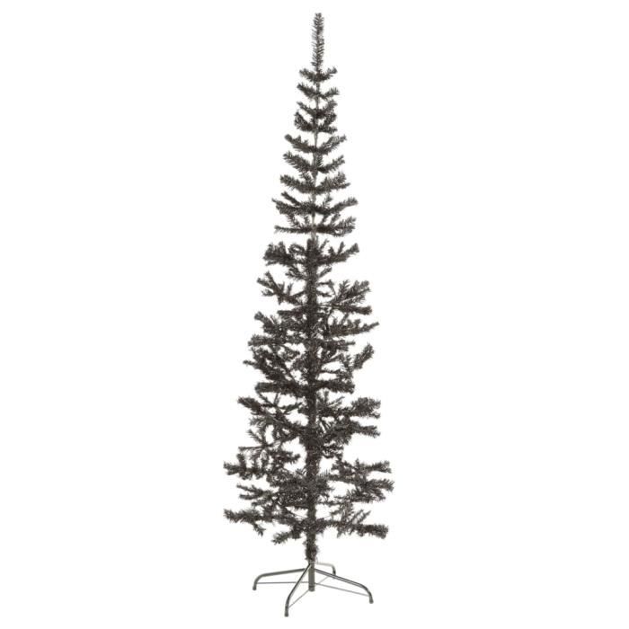Sapin de Noël étroit Noir 210 cm Dioche7642650540968 Cdiscount Maison