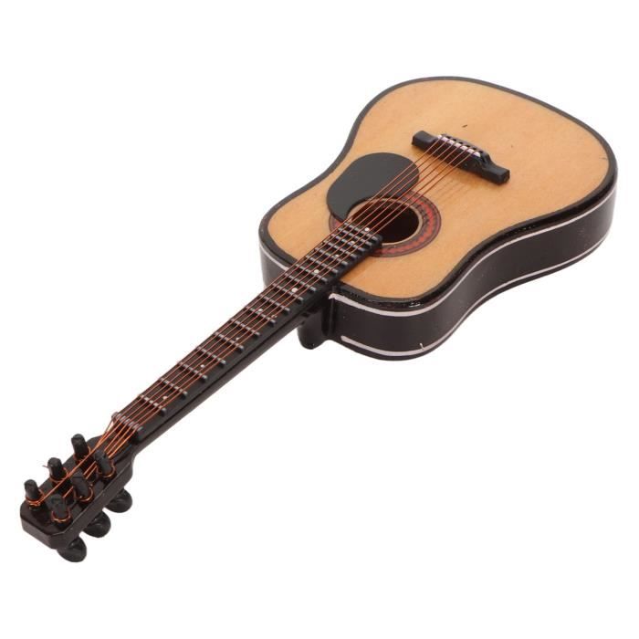 Décor De Modèle De Guitare Miniature En Bois Modèle De Guitare
