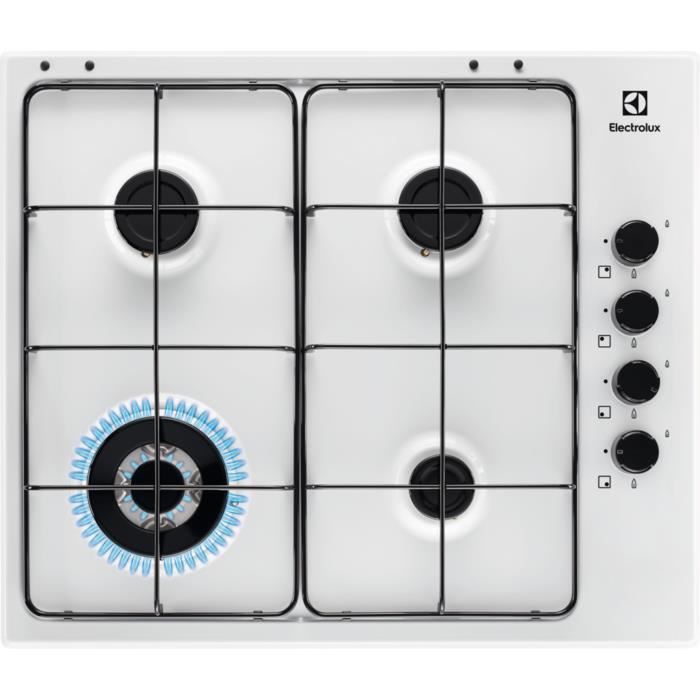 Electrolux EGS6414W plaque Built in placement Gaz 4 zone - vue 2