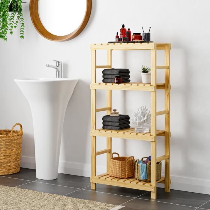 Étagère Lavabo D'Angle Winter Shore 2 Niveaux - Organisateur Salle De Bain Transparent Pour Produits De Beauté