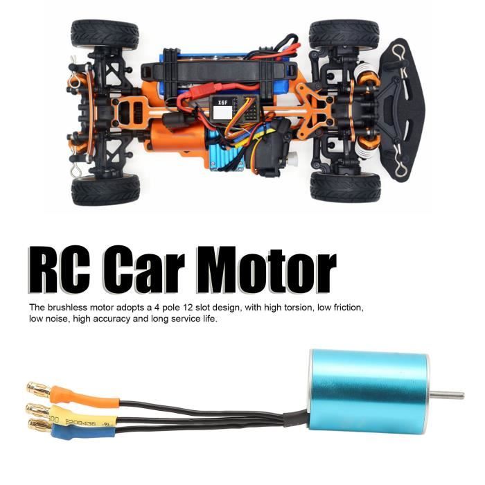 Septpenta Moteur Brossé Pour Voiture RC P06 – 3-7,4 V – Haute Torsion, Cuivre, Engrenages Silencieux – Remplacement Facile – Vis Incluses