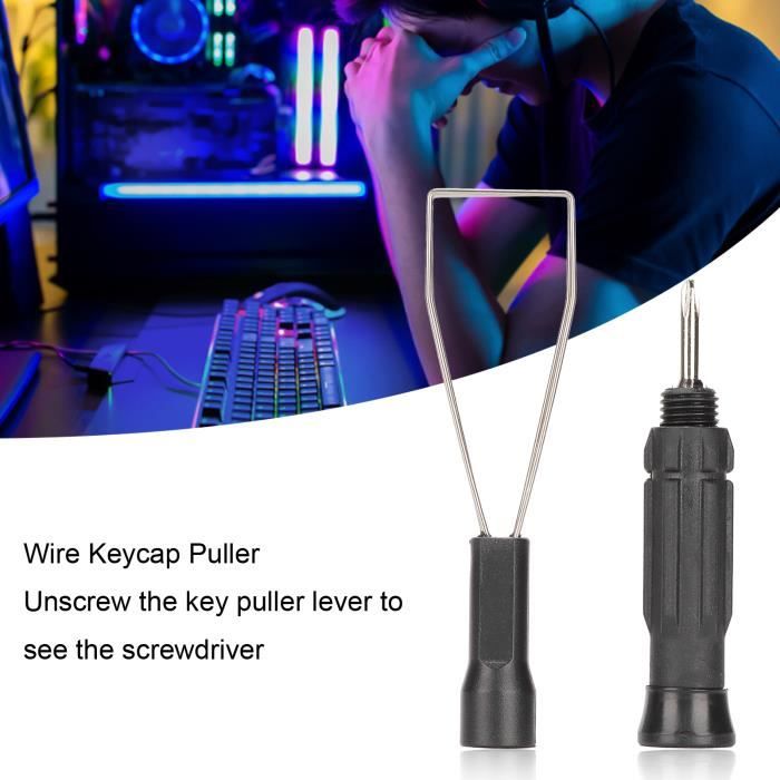 Kit D'outils Pour Nettoyage Clavier Mécanique - 9 Pièces : Extracteurs Keycap, Pince, Brosses - Acier Inoxydable