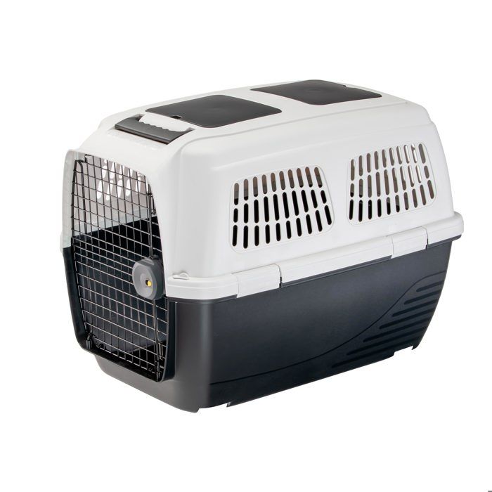 Comparer les prix de Ferplast CLIPPER PLUS Ferplast CLIPPER PLUS 5, caisse de transport pour chiens de taille moyenne, avec serrure à 2 voies,