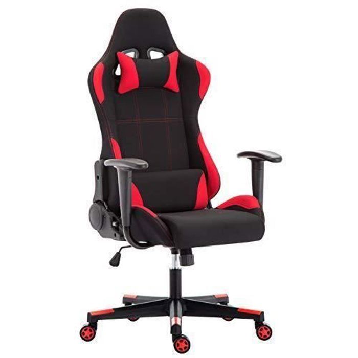 IntimaTe WM Heart Chaise Gaming, Fauteuil Gaming en Tissu Racing