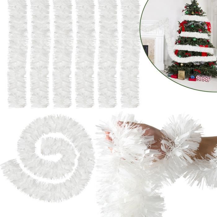 Wsrcxx Lot De 2 Décorations De Noël En Forme De Chouette Blanche à Suspendre, Cadeau Simulé D'animal Pour Sapin De Noël, Décoration De Fête