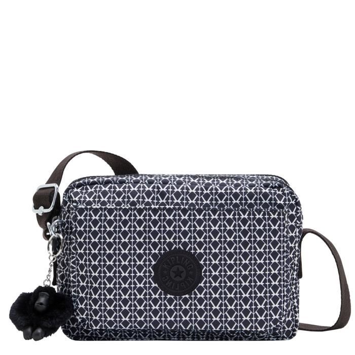Sac De Voyage Harris Tweed – Bandoulière Zippée, Gris Et Noir, Léger