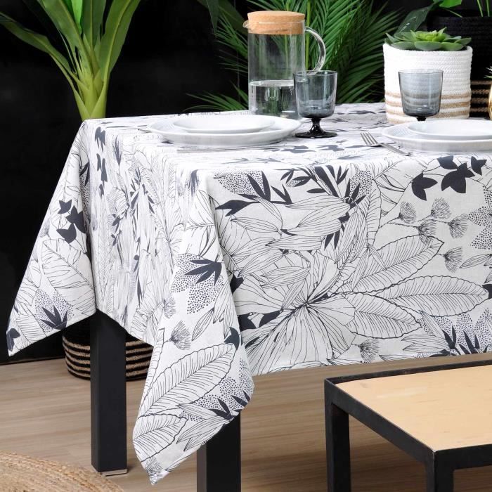 Chickwin Nappe PVC Rectangulaire Anti Taches, Couleur Unie Plastique Nappes Toile Cirée