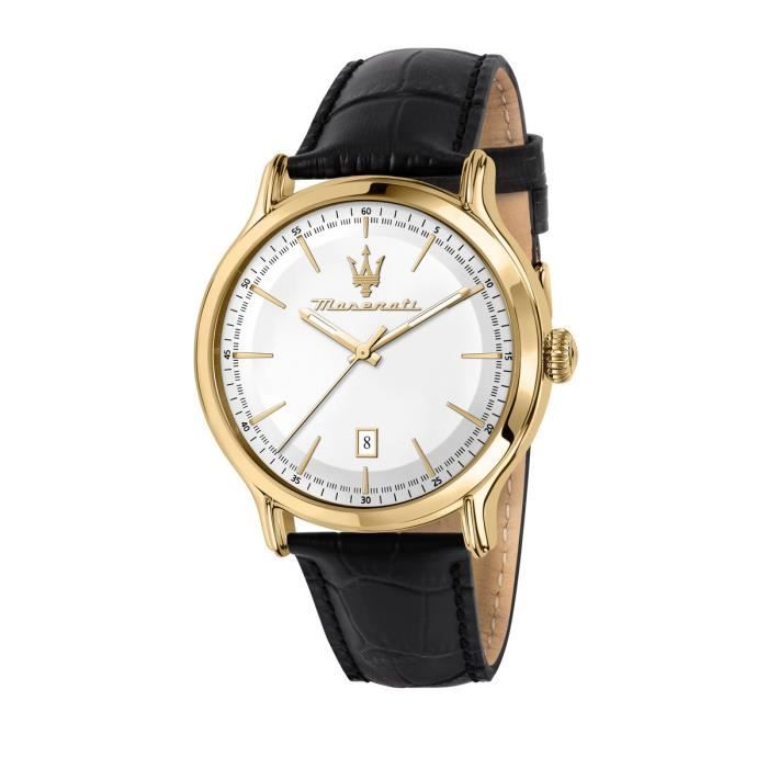 Montre Homme MASERATI EPOCA en Cuir Noir 232981 Achat vente