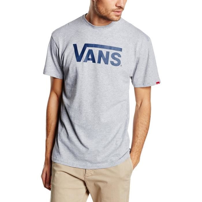 T Shirt VANS Classic Blanc Blanc Cdiscount Pr t Porter