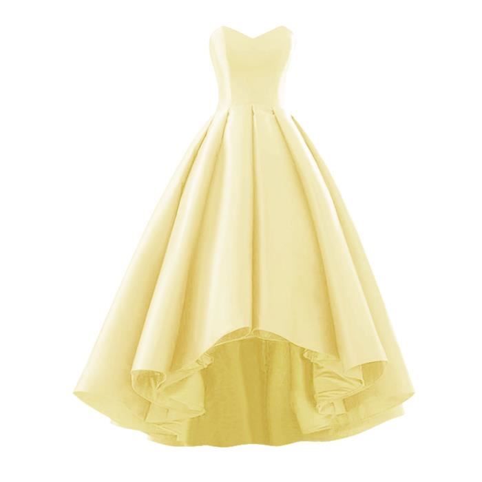robe mariage jaune
