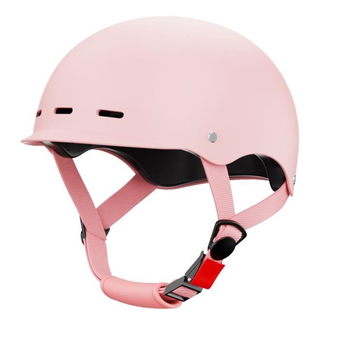 Casque De Cyclisme Casque De Vélo Électrique 4 Saisons, Universel, Respirant, Ergonomique, Pour Cyclisme D'Été, Pour Rose