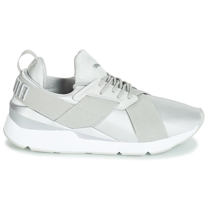 basket muse satin puma femme