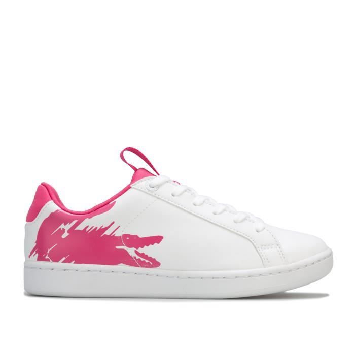 basket lacoste fille rose