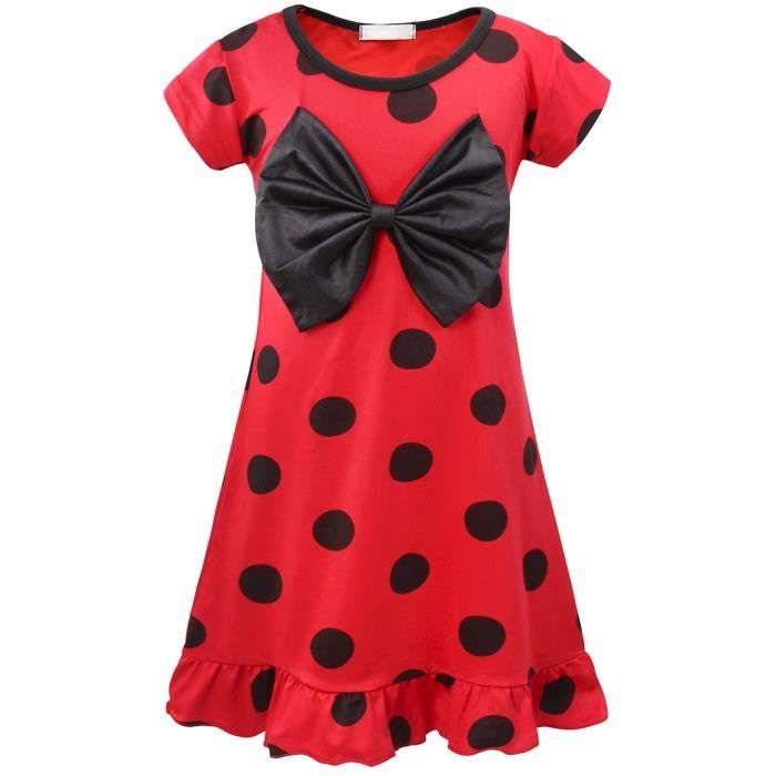 Robe coccinelle fille clearance