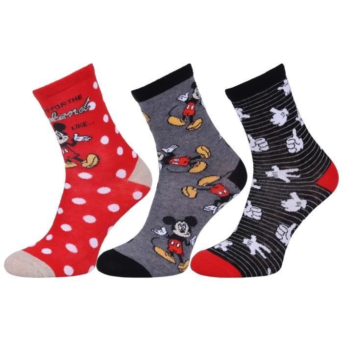 Chaussette sales mickey femme