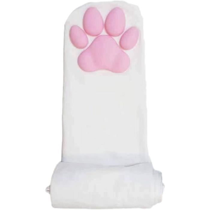 Bonneterie De Tube Imprimée par Patte De Chat des Oreilles 3D Yanhonin Les Longues Chaussettes Déquipage De Femmes 