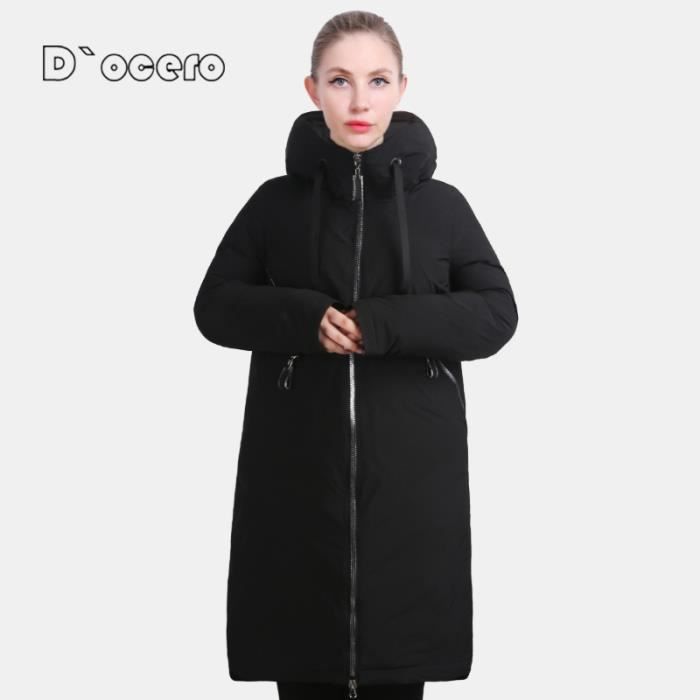 Manteau Femme Hiver Long Chic - Coupe Oversized, Laine Doublée Fausse Moumoute, Pour Ville Et Extérieur - 4