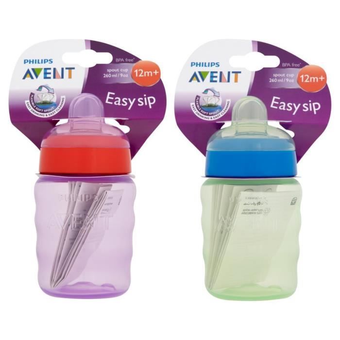 Philips Avent Tasse A Bec 9m Garcon 260ml Cdiscount Puericulture Eveil Bebe