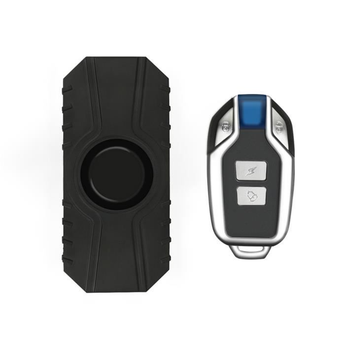 Alarme Anti-vol Moto 12V - Télécommande 4 Boutons - Sirène 125dB - Protection Vibration - Compatible 12V
