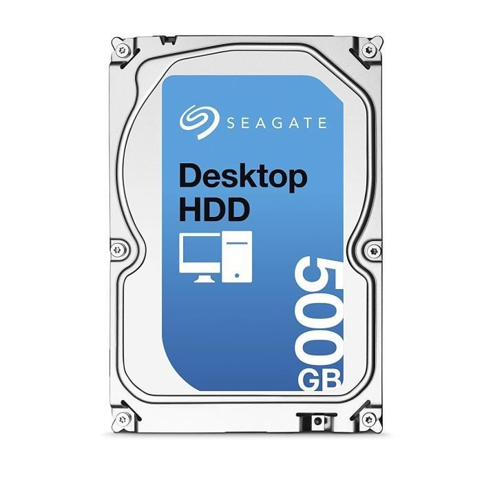 Disque dur interne - SEAGATE - Barracuda 500 Go - 3.5 - SATA 6 Gb/s - 7200 tr/min