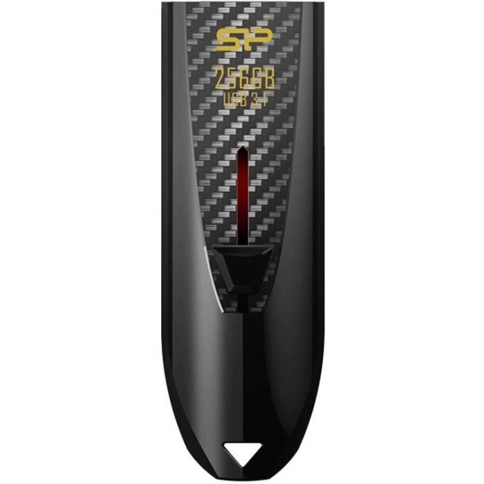SILICON POWER Clé USB 3.1 - B25 - 256 GB - Noir