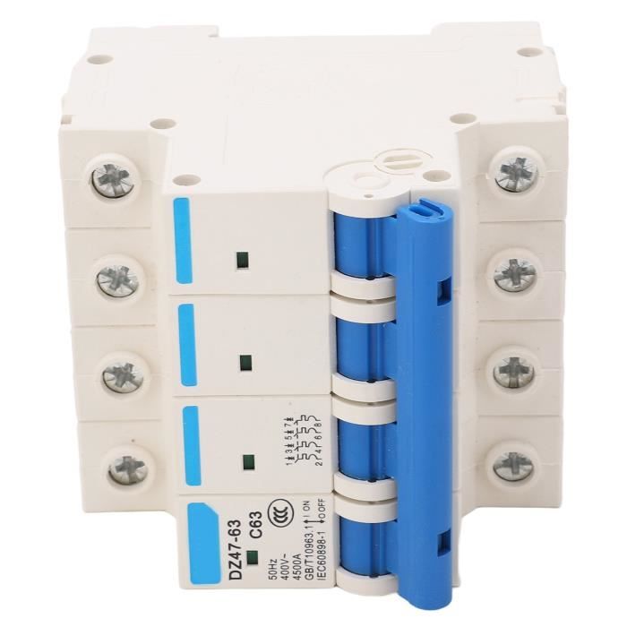 Disjoncteur Différentiel Hager CPA463D - 4 Pôles, 63A, 300mA, Type S Sélectif