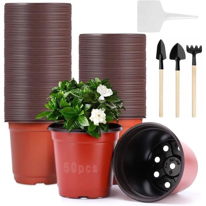 Lot De 50 Paniers D'engrais Pour Bonsaï - En Plastique, 5x2x2 Cm - Distribution Lente Et Uniforme Pour Succulentes, Orchidées - 2