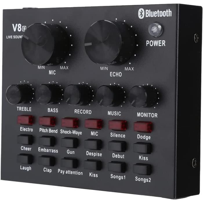 Scheda Audio Live M8 Per Podcast - Effetti Voce, Luci LED, Compatibile Con PC E Smartphone - Foto 10