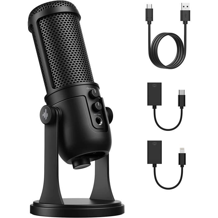 Donner Microphone Gaming, Micros Condensateurs USB pour Gaming