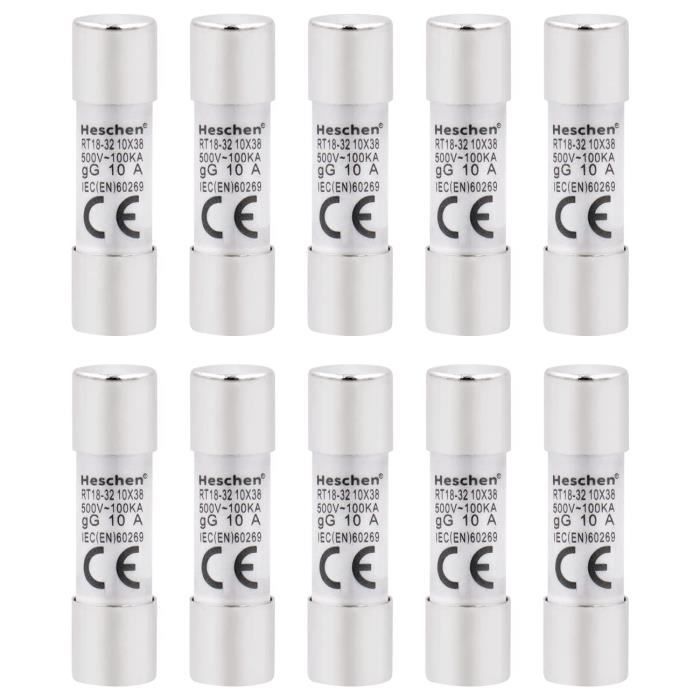Lot De 10 Fusibles Cartouche Littlefuse 1.25A 250V - Référence 2181.25, Parfait Pour Dépannage