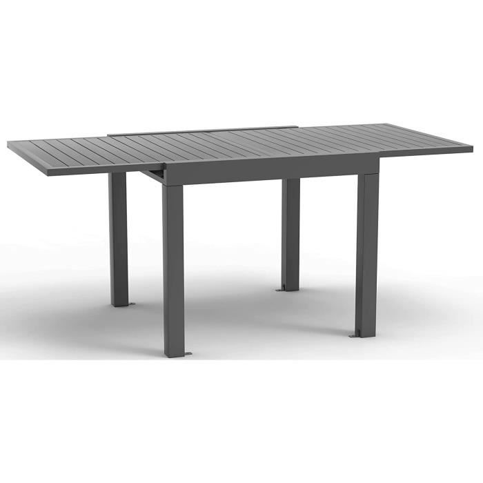 Homall Table de jardin extensible en alm, pour 4 à 6personnes