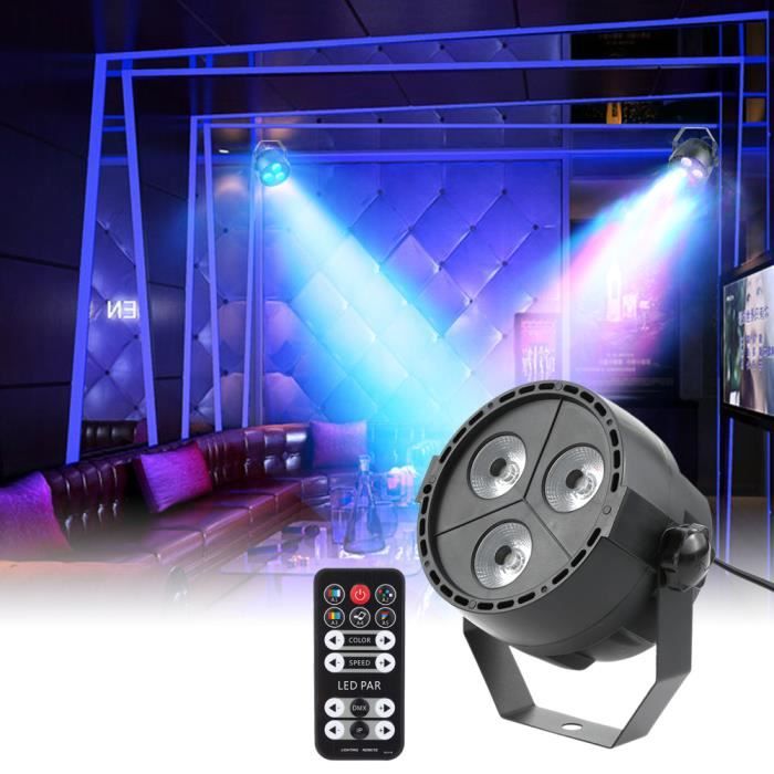 Projecteur LED Disco 50W OKUGAIYA - 6 Canaux RGBW - Contrôle DMX Et Vocal - Pour Fêtes Et Soirées