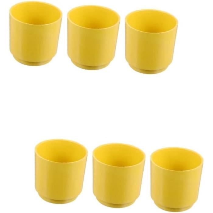 Lot De 6 Pots De Fleurs Pour Cimetière - Remplaçables, Avec Réservoir D'eau, Décoration Funéraire
