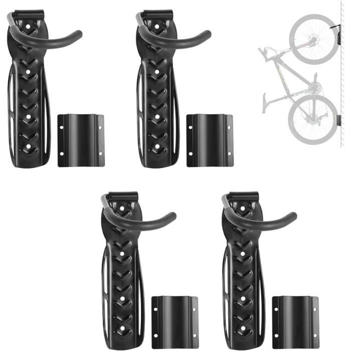 2 Supports Muraux Verticaux TRIXES Avec Crochet Pour Rangement Vélo - Neufs, Gain De Place