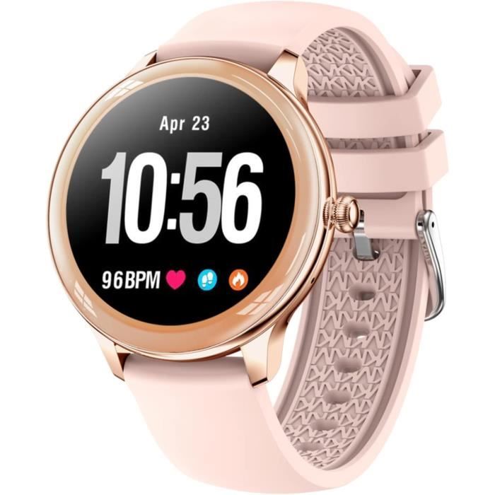 Montre Connectée Sport Femme, Bracelet Alliage 40 Strass Smartwatch avec  Période Physiologique-Blood Oxygen-Cadeau Femme-Rose Doré - Cdiscount  Téléphonie