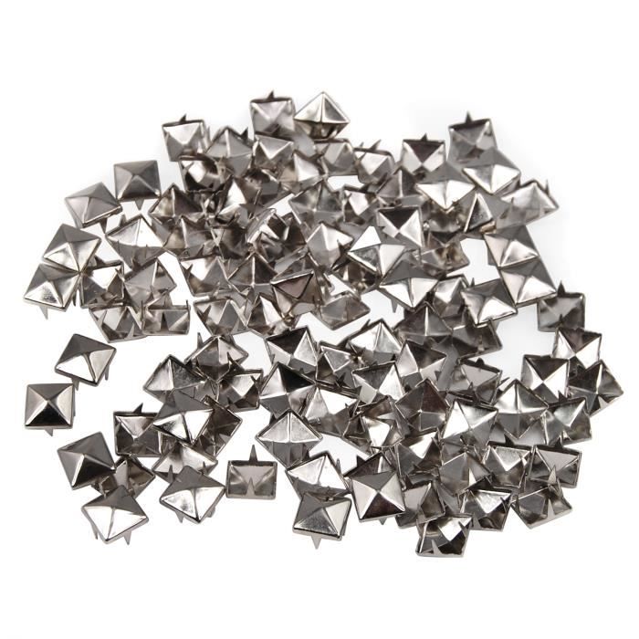 2 Bracelets Punk En Cuir à Clous - Style Gothique Rock Années 80 - Réglable Pour Hommes Et Femmes - Idéal Halloween