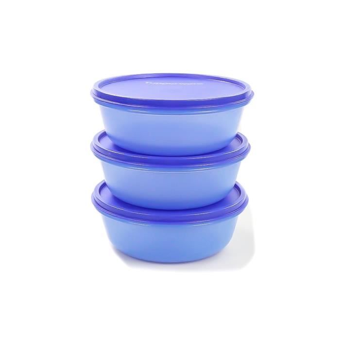 TUPPERWARE Boîte 500 ml bleu carré pour le réfrigérateur
