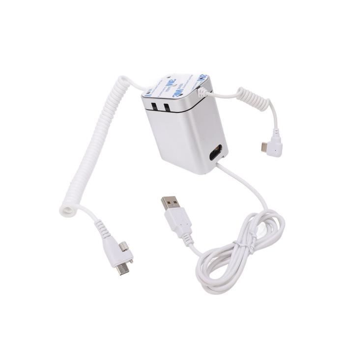 Sangle Rétractable Anti-Chute Pour Téléphone - Mousqueton, Pour Randonnée, Vélo, Escalade