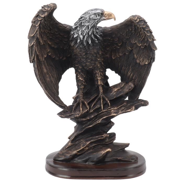 Grande tête d'aigle Aigle de sculpture en bronze -  France