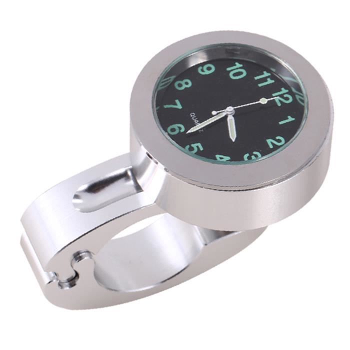 Montre Moto Anti-vibrations YiliYa Horloge De Guidon De Moto étanche, Horloge Décoration Pour Accessoire Modification Guidon 22mm 25.4mm 7/8 1 Pouce