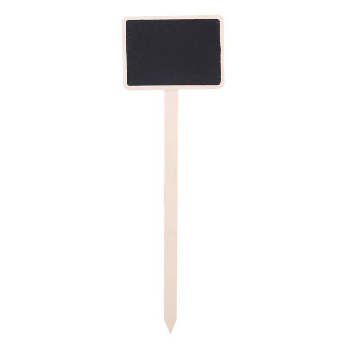 25 Étiquettes Bois Pour Plantes De Jardin - Tableau Noir Marqueur Ardoise - Tags Pour Potager, Fleurs Et Légumes
