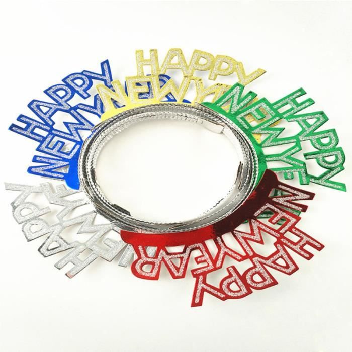 Serre-Têtes De Fête - Bandeau À Paillettes Avec Numéro 2026