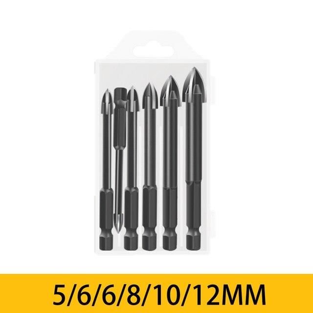 YUM-Foret à Tarière En Bois - Jeu De Forets à Tarière 4 Fentes 4